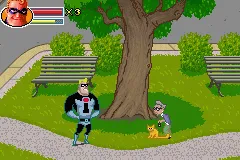 The Incredibles gameplay screenshot on GBA