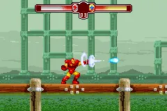 The Invincible Iron Man gameplay screenshot on GBA