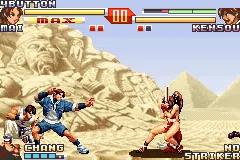 The King of Fighters EX 2 Howling Blood gameplay screenshot on GBA