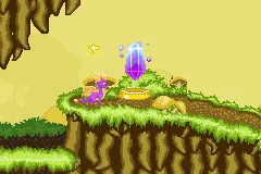 The Legend of Spyro: A New Beginning gameplay screenshot on GBA