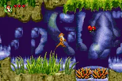 The Lion King gameplay screenshot on GBA