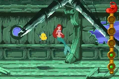 The Little Mermaid: Magic in Two Kingdoms gameplay screenshot on GBA