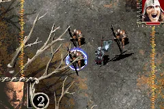 The Lord of the Rings: The Third Age gameplay screenshot on GBA