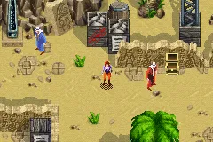 The Mummy gameplay screenshot on GBA