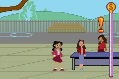 The Proud Family gameplay screenshot on GBA