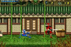 The Revenge of Shinobi gameplay screenshot on GBA