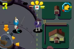 The Ripping Friends: The World's Most Manly Men! gameplay screenshot on GBA