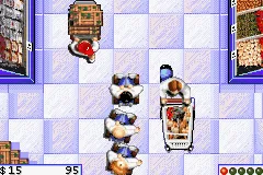 The Three Stooges gameplay screenshot on GBA