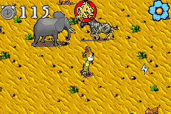 The Wild Thornberrys Movie gameplay screenshot on GBA
