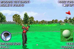 Tiger Woods PGA Tour 2004 gameplay screenshot on GBA