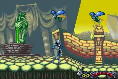 Tim Burton's The Nightmare Before Christmas: The Pumpkin King gameplay screenshot on GBA