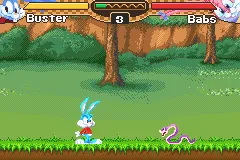 Tiny Toon Adventures: Buster's Bad Dream gameplay screenshot on GBA
