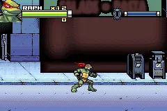 TMNT: Teenage Mutant Ninja Turtles gameplay screenshot on GBA