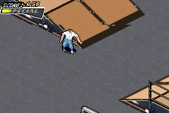 Tony Hawk's American Sk8land gameplay screenshot on GBA
