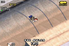 Tony Hawk's Pro Skater 2 gameplay screenshot on GBA