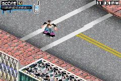Tony Hawk's Underground 2 gameplay screenshot on GBA