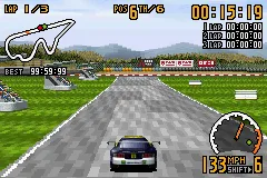 Top Gear GT Championship gameplay screenshot on GBA