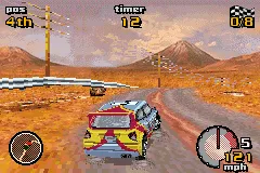 Top Gear Rally gameplay screenshot on GBA