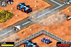 Top Gun: Firestorm gameplay screenshot on GBA