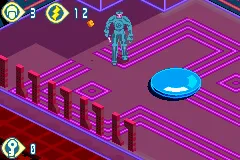 Tron 2.0: Killer App gameplay screenshot on GBA