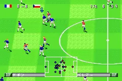 Ui-Ire: World Soccer Winning Eleven gameplay screenshot on GBA