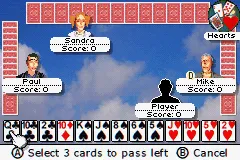Ultimate Card Games gameplay screenshot on GBA