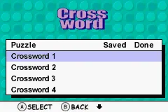 Ultimate Puzzle Games gameplay screenshot on GBA