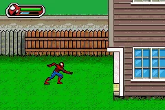 Ultimate Spider-Man gameplay screenshot on GBA