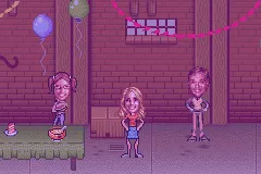 Unfabulous gameplay screenshot on GBA
