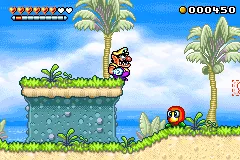 Wario Land 4 gameplay screenshot on GBA