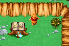 Winnie the Pooh's Rumbly Tumbly Adventure gameplay screenshot on GBA