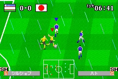World Advance Soccer : Shouri e no Michi gameplay screenshot on GBA