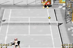 World Tennis Stars gameplay screenshot on GBA