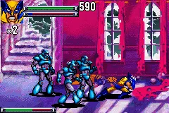 X-Men: Reign of Apocalypse gameplay screenshot on GBA