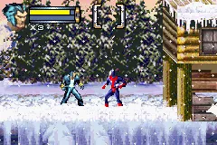 X2: Wolverine's Revenge gameplay screenshot on GBA