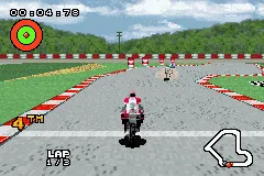 XS Moto gameplay screenshot on GBA