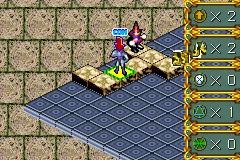Yu-Gi-Oh! Dungeon Dice Monsters gameplay screenshot on GBA