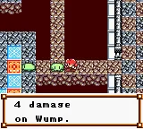 Azure Dreams gameplay screenshot on GBC