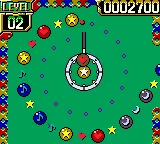 Ballistic gameplay screenshot on GBC
