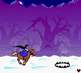 Beauty and the Beast: A Board Game Adventure gameplay screenshot on GBC
