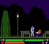 Buffy the Vampire Slayer gameplay screenshot on GBC