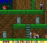 Bugs Bunny in Crazy Castle 4 gameplay screenshot on GBC