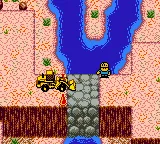 Caterpillar Construction Zone gameplay screenshot on GBC