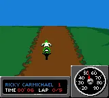 Championship Motocross 2001 Featuring Ricky Carmichael gameplay screenshot on GBC