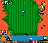 CyberTiger gameplay screenshot on GBC