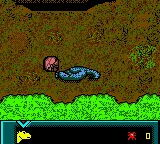 Dinosaur gameplay screenshot on GBC
