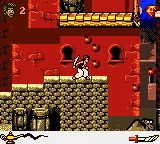 Disney's Aladdin gameplay screenshot on GBC