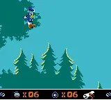 Donald Duck: Goin' Quackers gameplay screenshot on GBC
