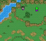 Dragon Ball Z: Legendary Super Warriors gameplay screenshot on GBC