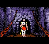 Dragon's Lair gameplay screenshot on GBC